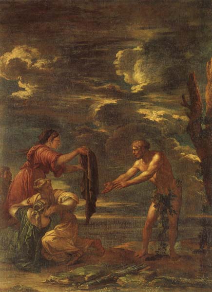 Salvator Rosa Odysseus and Nausicaa